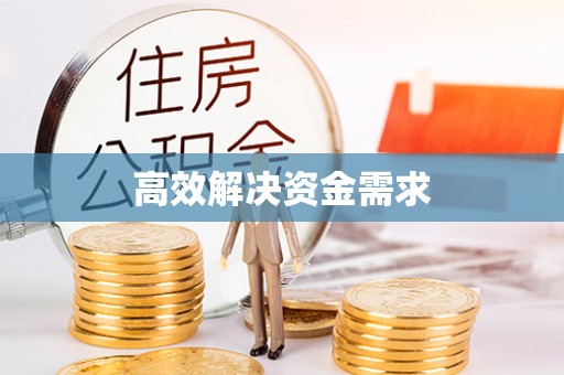 临高高效解决资金需求