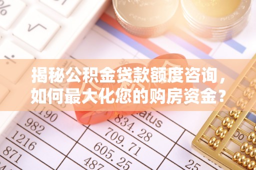 临高揭秘公积金贷款额度咨询，如何最大化您的购房资金？